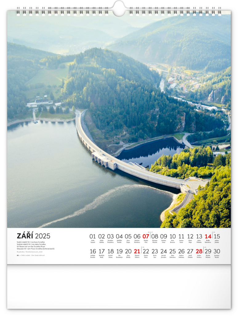 Vodní království 2025 - nástěnný kalendář