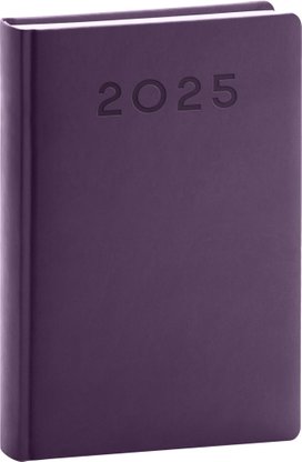 Denní diář Aprint Neo 2025 fialový