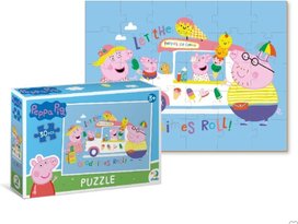 Puzzle Prasátko Peppa Zmrzlina
