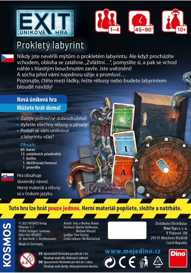 Úniková hra Prokletý labyrint