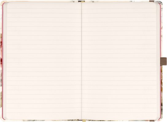 Notes Pudrové květy linkovaný