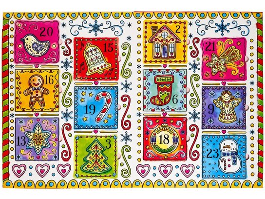 Kouzelné malování vodou Adventní kalendář