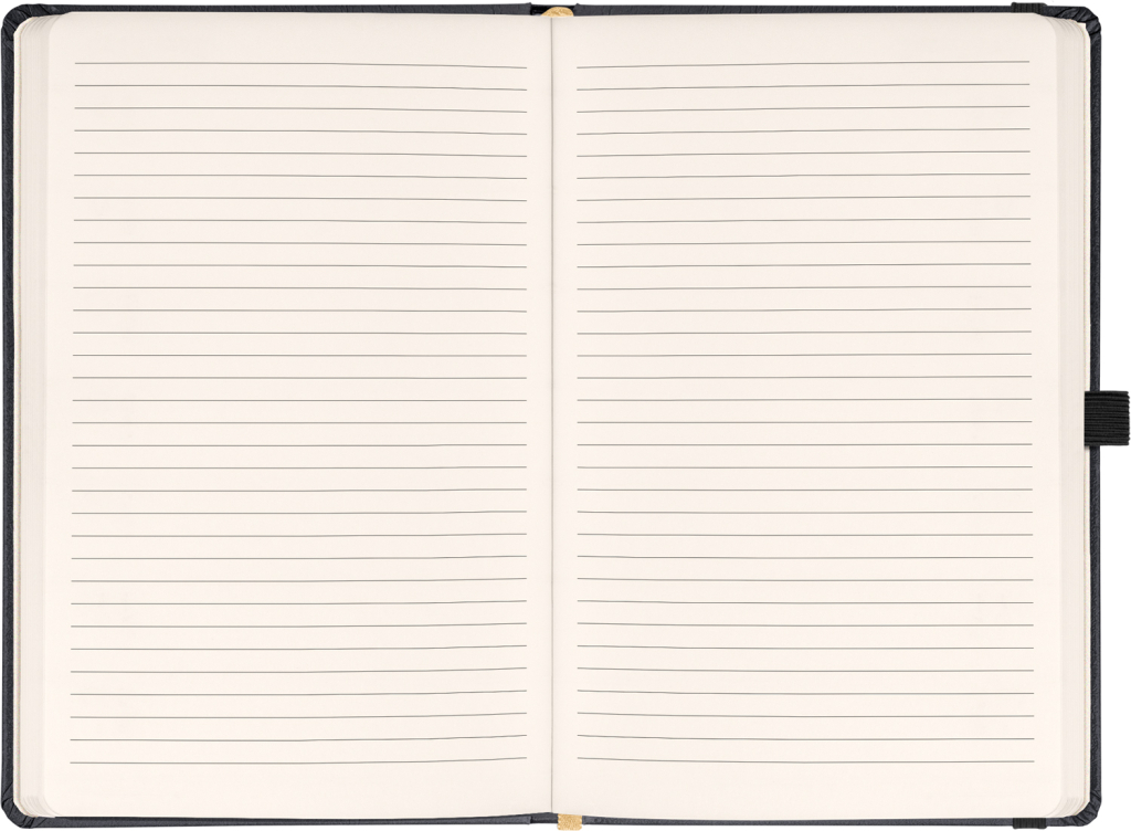 Notes Balacron černý linkovaný