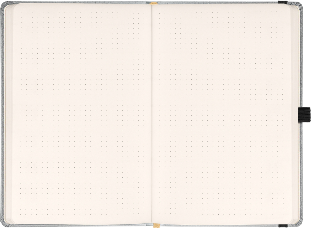 Notes Balacron stříbrný tečkovaný