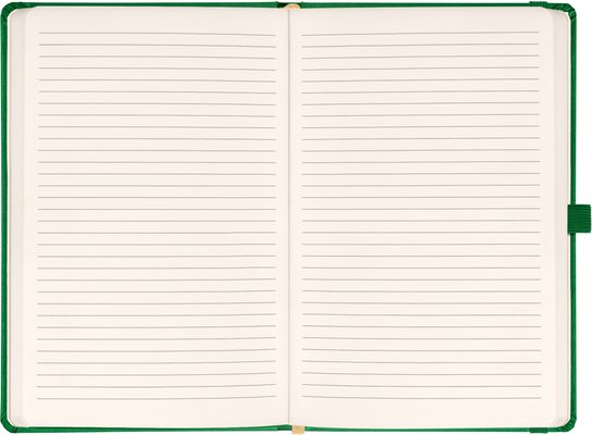Notes Aprint zelený linkovaný