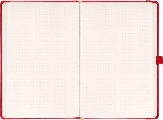 Notes Aprint červený tečkovaný
