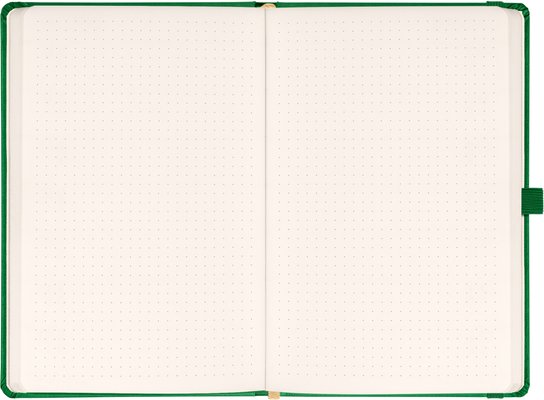 Notes Aprint zelený tečkovaný