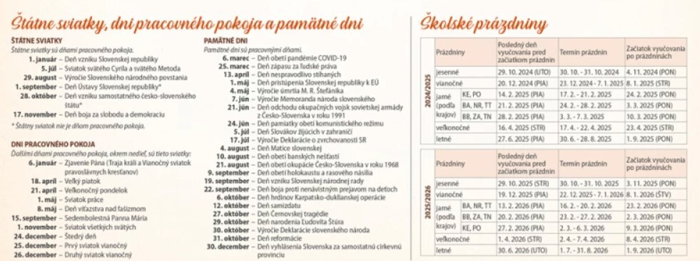 Recepty starej mamy 2025 - stolný kalendár
