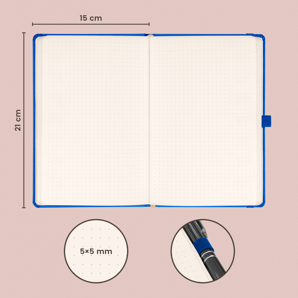 Notique Notes Aprint modrý tečkovaný