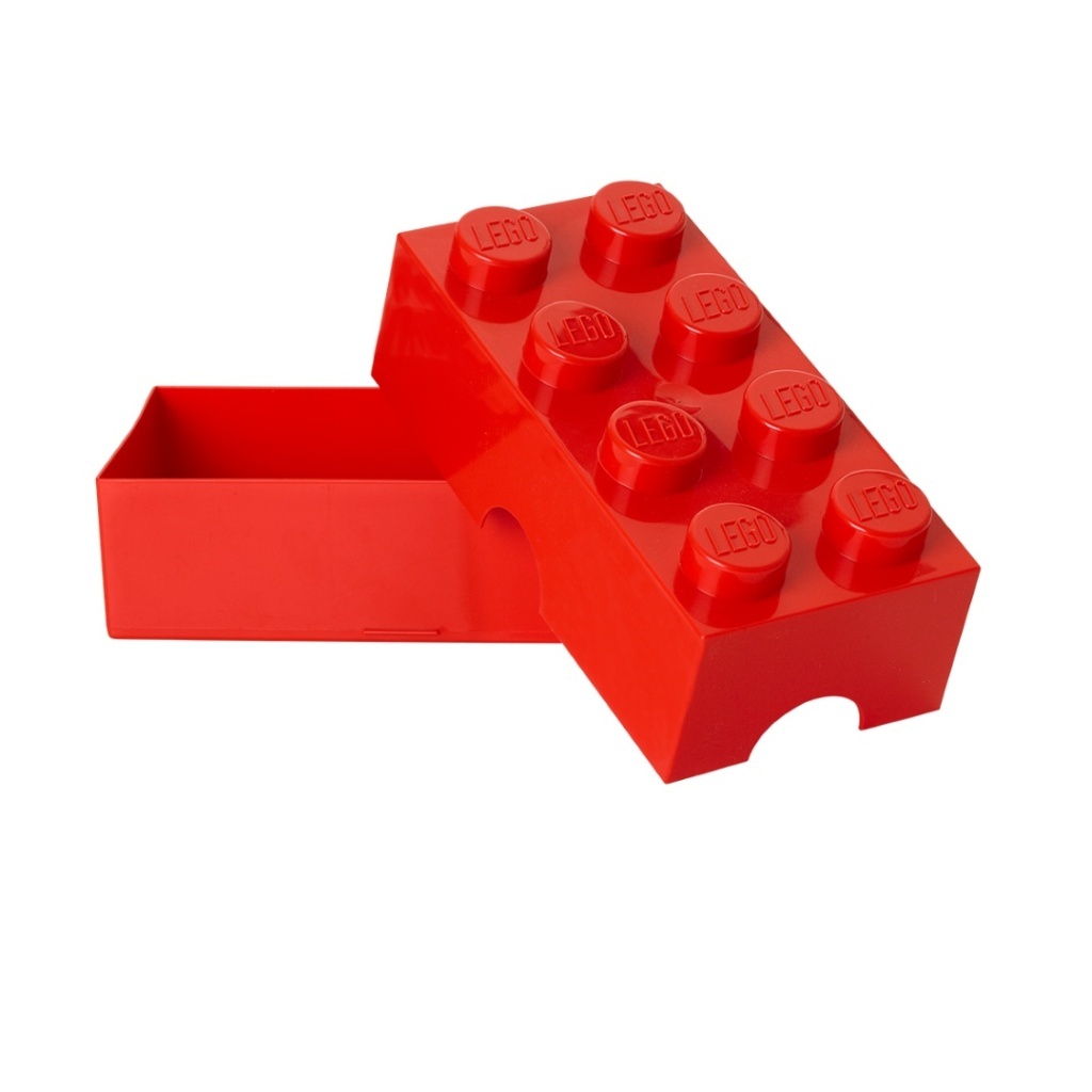 LEGO box na svačinu červená