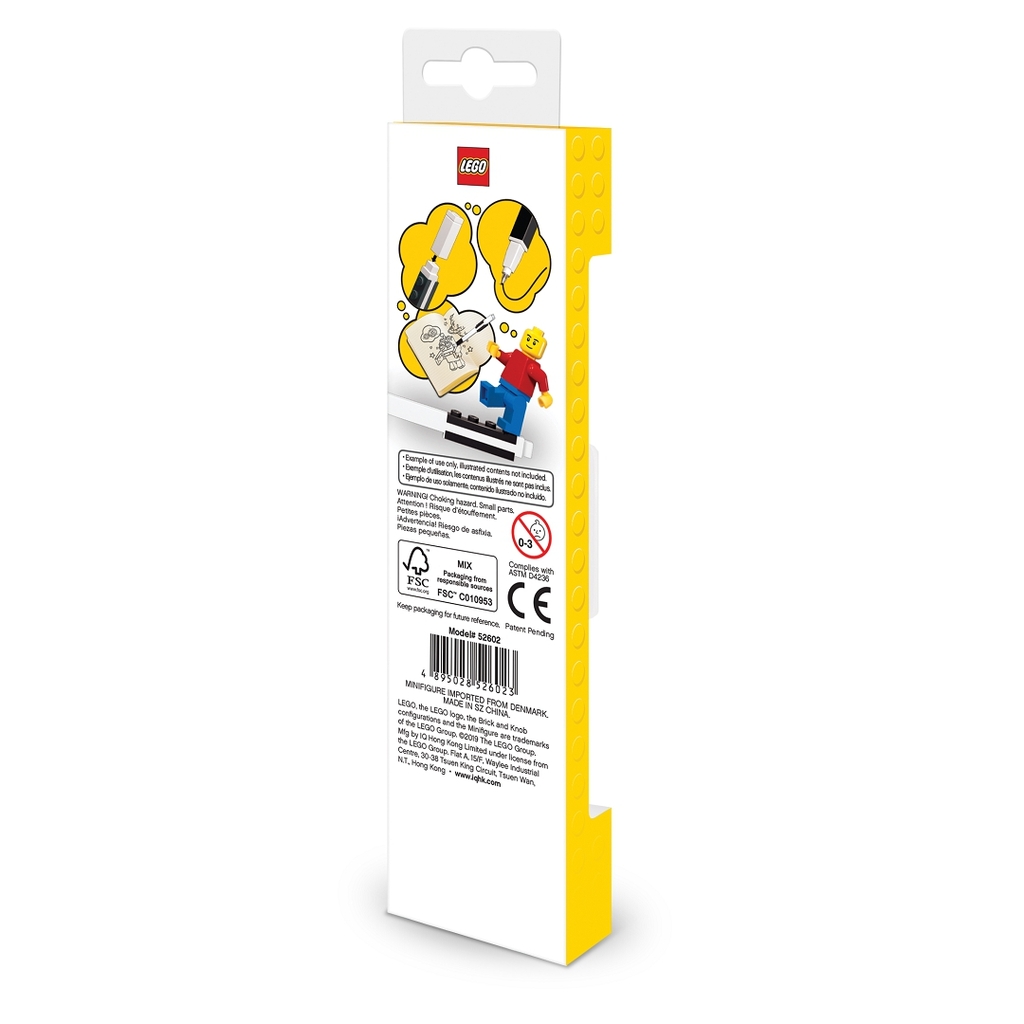 LEGO Gelové pero s minifigurkou červené