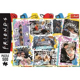 Puzzle Přátelé Koláž 500 dílků