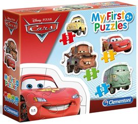Moje první puzzle Auta 4v1