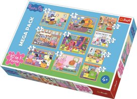 Puzzle Prasátko Peppa 10v1