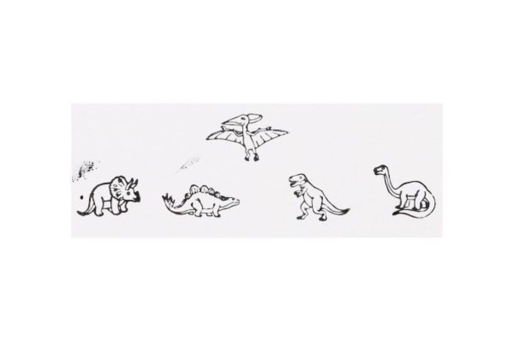 Dřevěná razítka s poduškou Dinosauři
