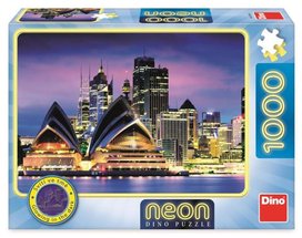 Puzzle 1000 Opera v Sydney neon