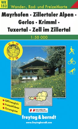 152 Mayrhofen 1:50 000