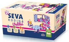 Stavebnice SEVA Rodina Veliká plast 915 ks