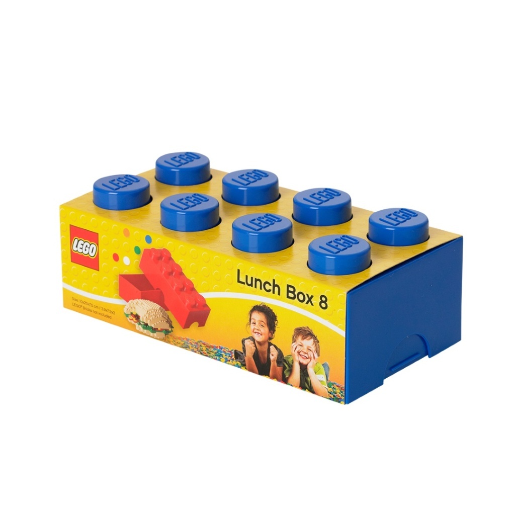 LEGO box na svačinu modrá
