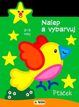 Nalep a vybarvuj Ptáček