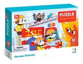 Puzzle Doprava: Hrdinové hasiči 30 dílků