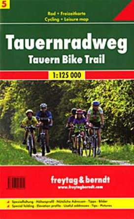 Cyklomapa Tauernradweg 1:125 000