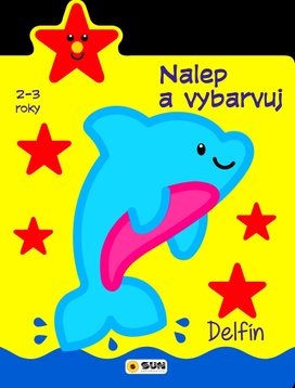 Nalep a vybarvuj Delfín