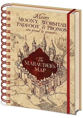 Blok A5 kroužkový Harry Potter