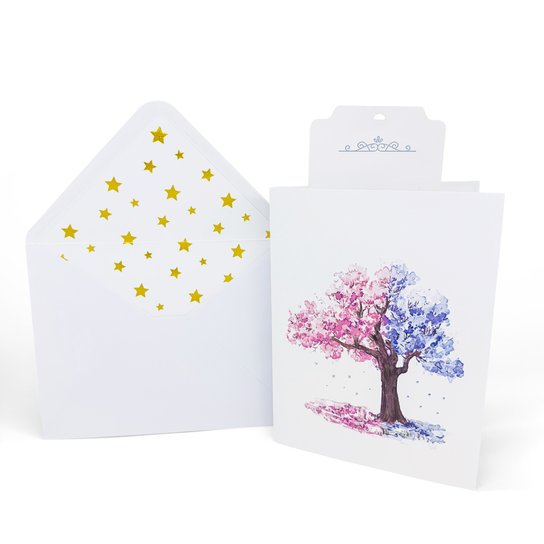 3D přání Kvetoucí Sakura
