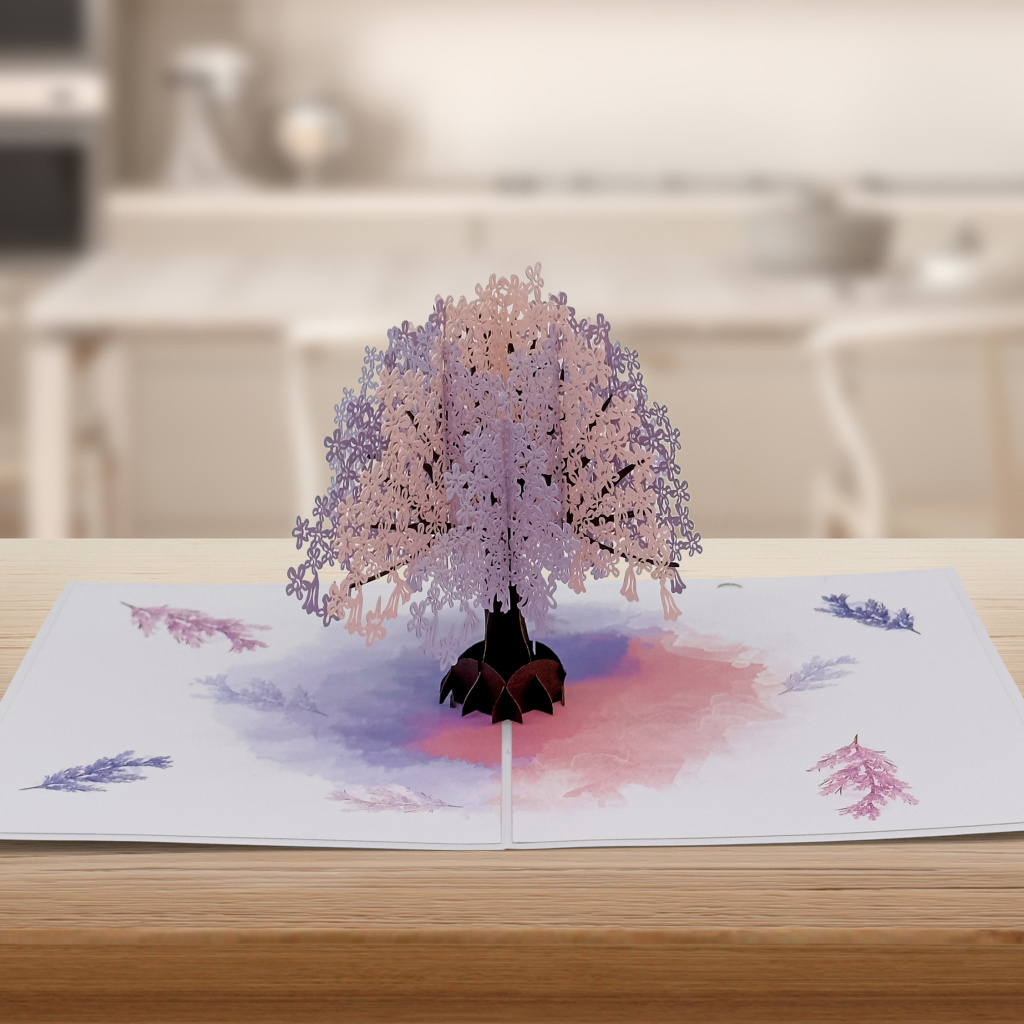 3D přání Kvetoucí Sakura