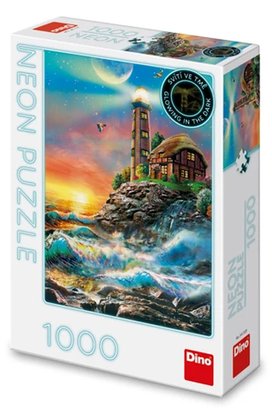 Puzzle 1000 Maják neon