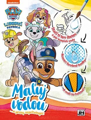 Maľuj vodou Labková patrola
