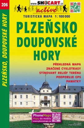 Plzeňsko, Doupovské Hory 1:100 000