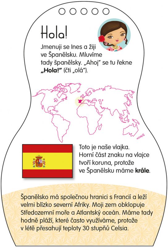 Obliekame španielske bábiky INES