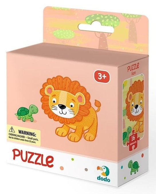 Puzzle Lev 16 dílků
