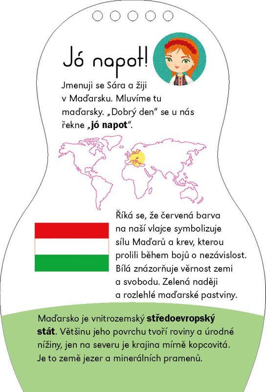 Oblékáme maďarské panenky Sára