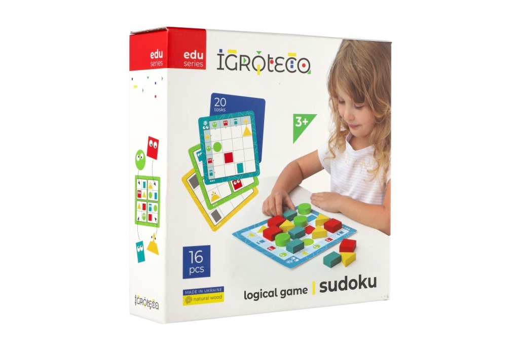 Sudoku logická hra dřevo