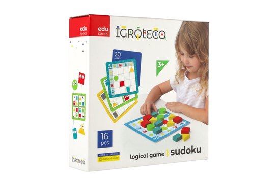 Sudoku logická hra dřevo