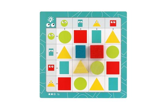 Sudoku logická hra dřevo