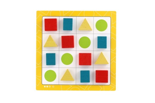 Sudoku logická hra dřevo