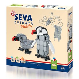 Stavebnice SEVA Zvířata Ptáčata plast 347 dílků
