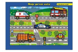 Puzzle Moje první auta s říkankami