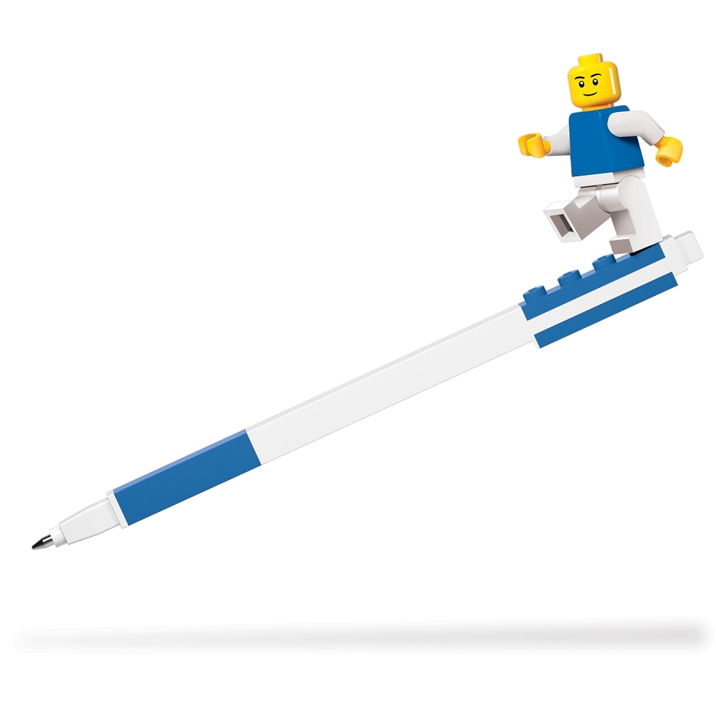 LEGO Gelové pero s minifigurkou modré