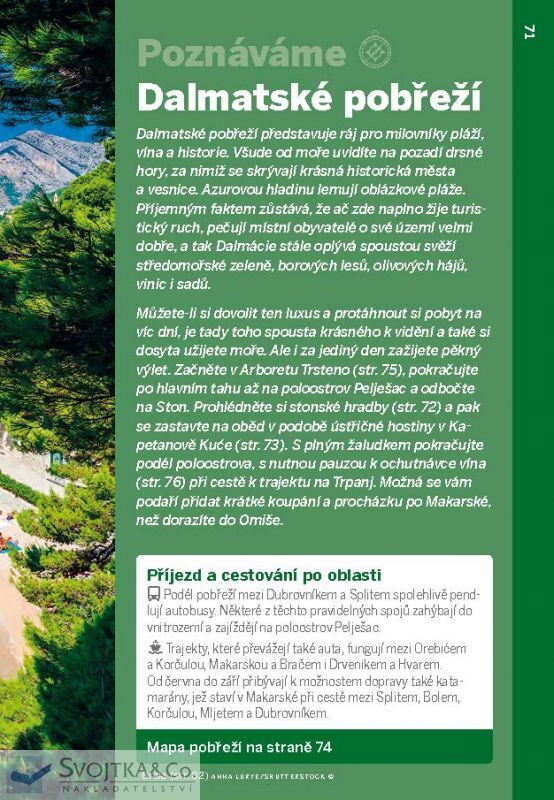 Dubrovník a dalmátské pobřeží do kapsy