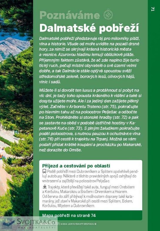 Dubrovník a dalmátské pobřeží do kapsy