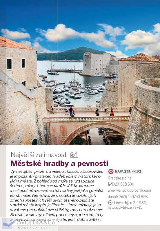 Dubrovník a dalmátské pobřeží do kapsy
