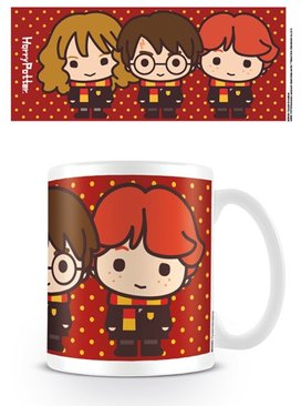 Hrnek Harry Potter Harry, Hermiona, Ron, Chibi 315 ml