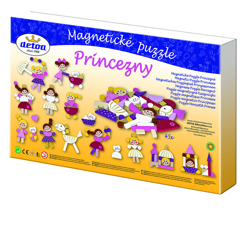 Magnetické puzzle Princezny