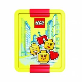 LEGO ICONIC Girl box na svačinu žlutá/červená