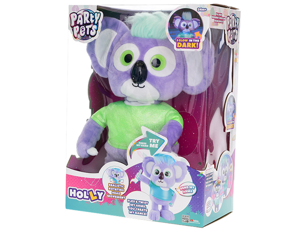 Koala plyšová svítící a tančící se zvukem